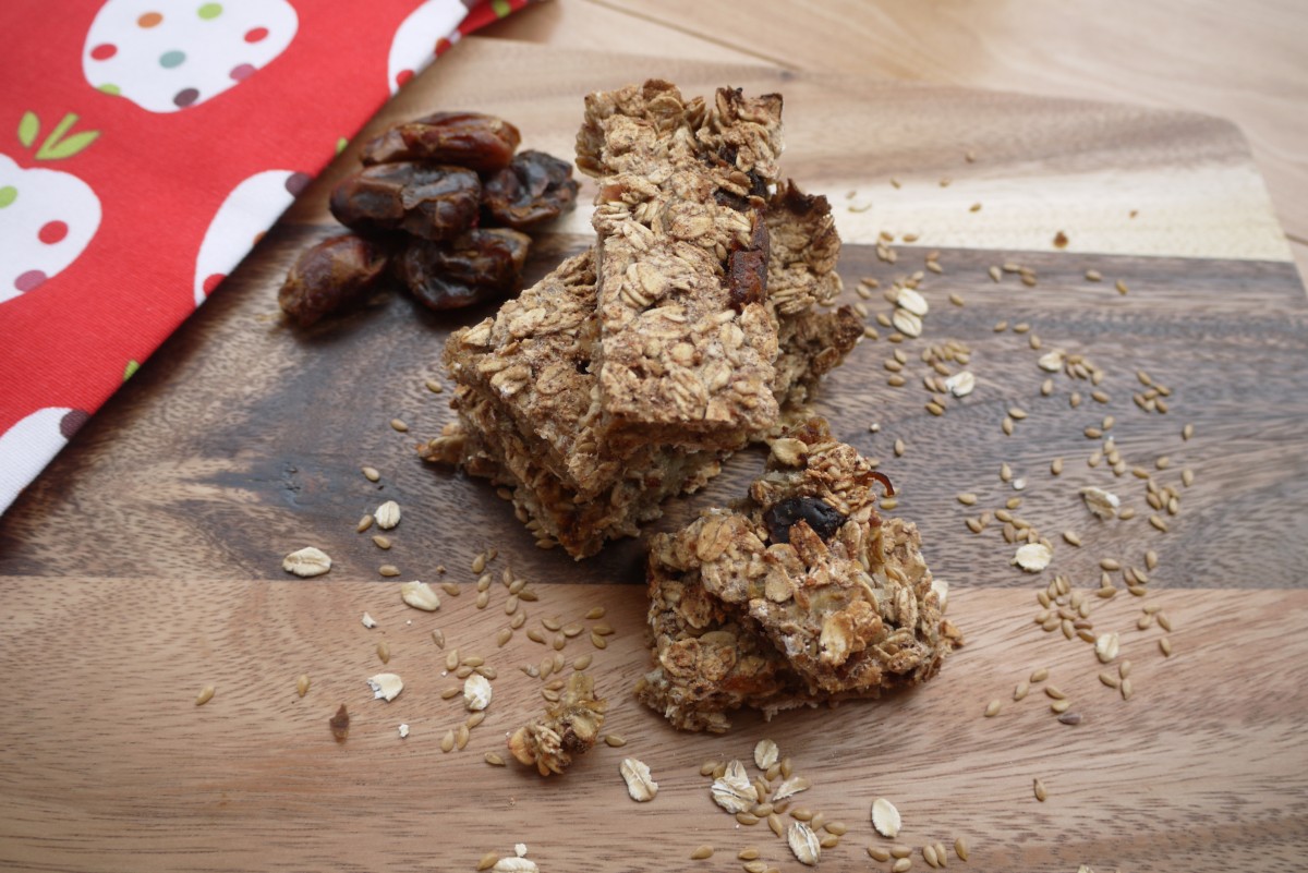 Nutty Cinnamon Flapjack Bars