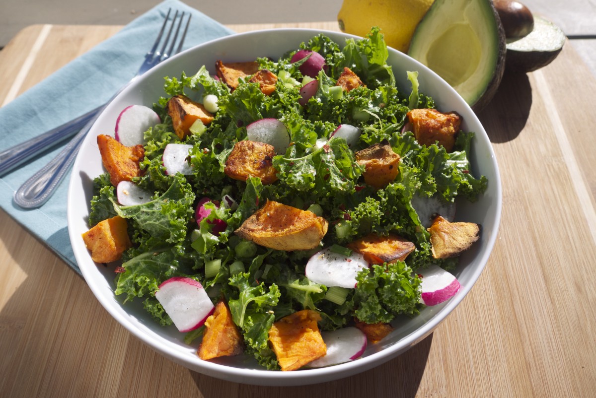 Kale and Sweet Potato Salad