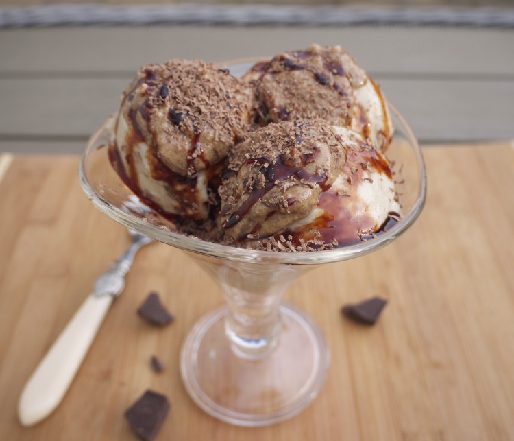 Caramel Fudge IceCream Rosanna Davison Nutrition