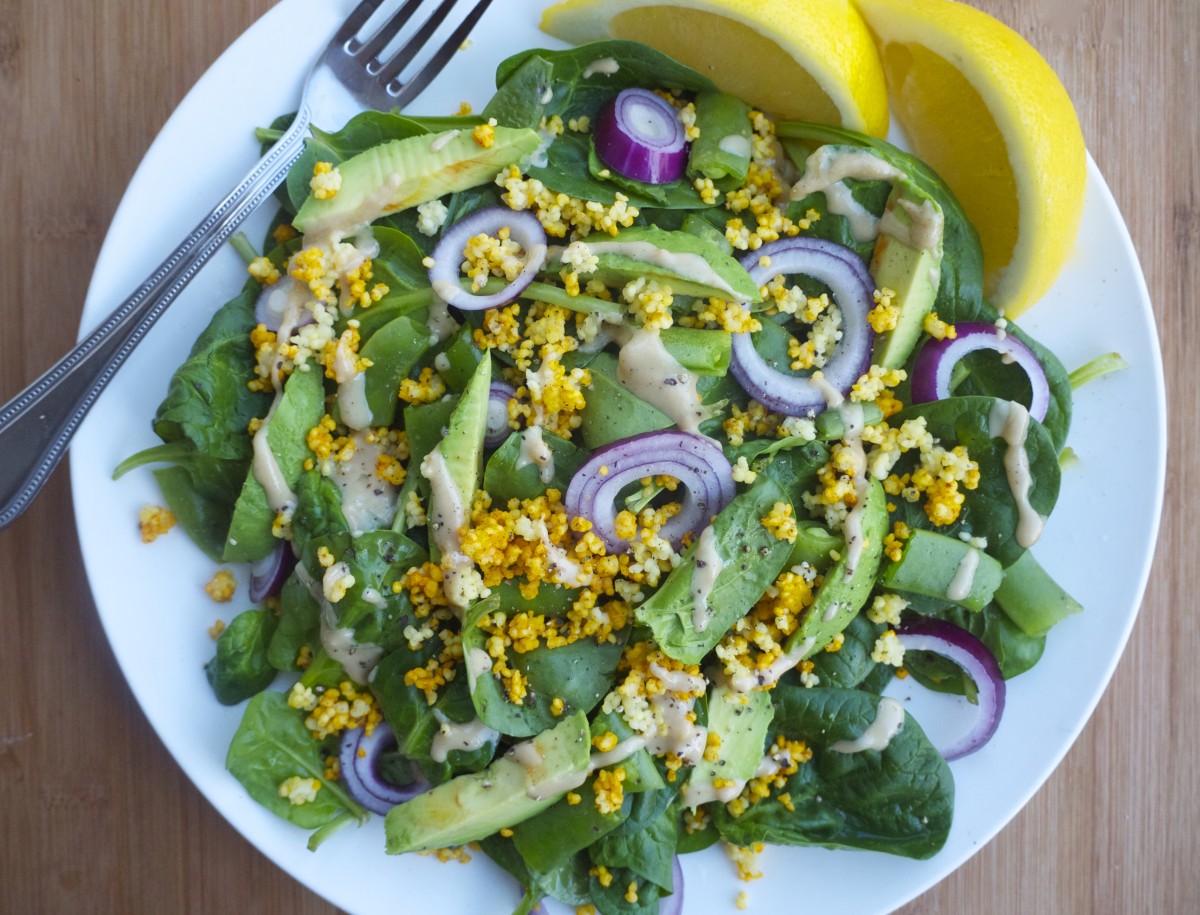 Spinach and Millet Superfood Salad