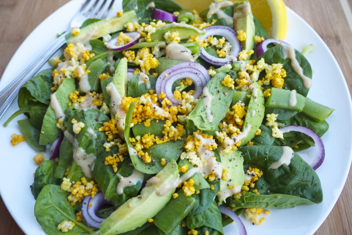 Spinach and Millet Superfood Salad