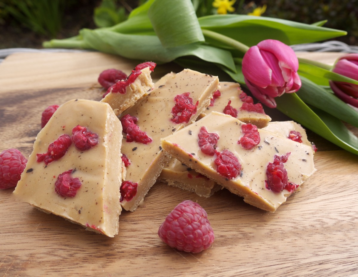 Raspberry and Vanilla White Chocolate