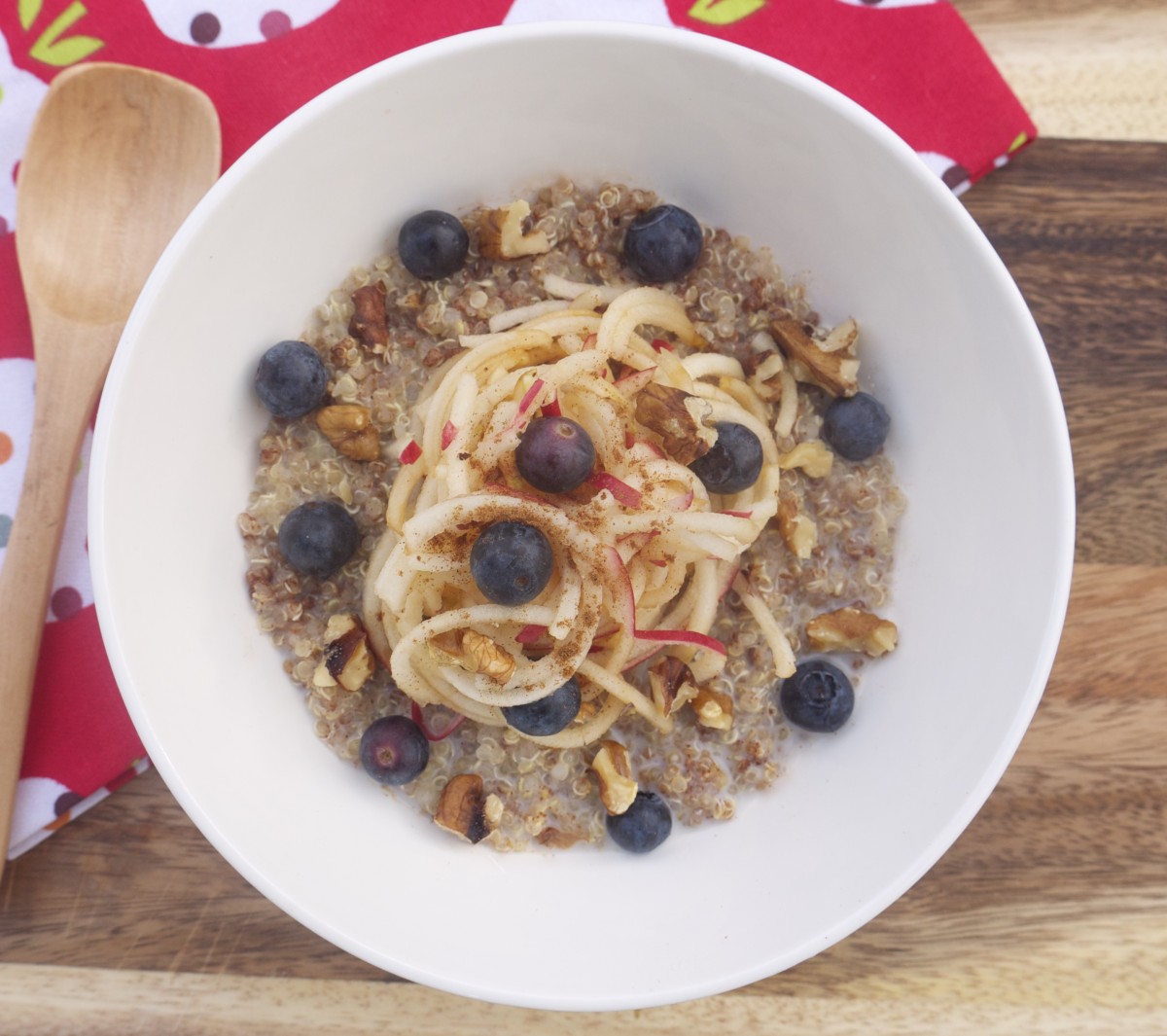 Apple, Ginger and Cinnamon Immunity Porridge 