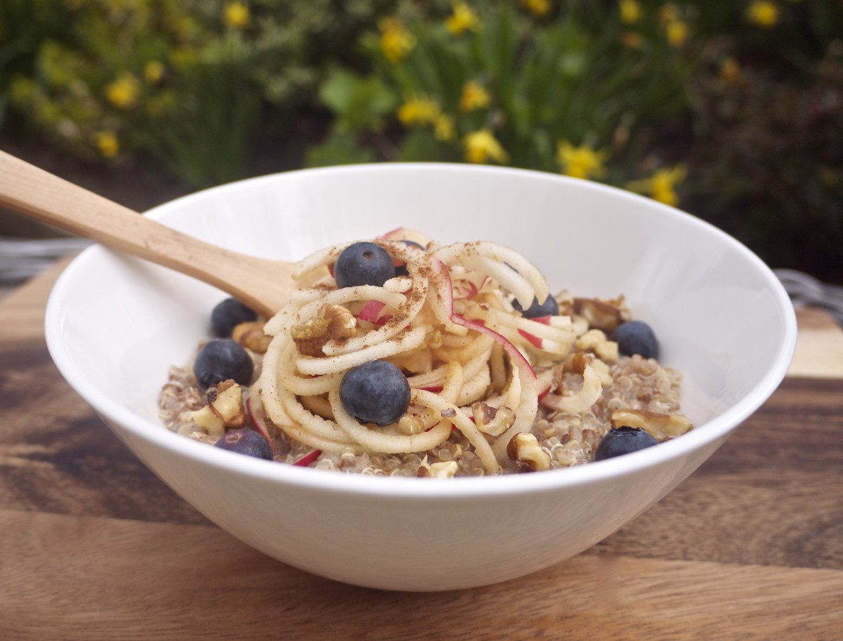 Apple, Ginger and Cinnamon Immunity Porridge 