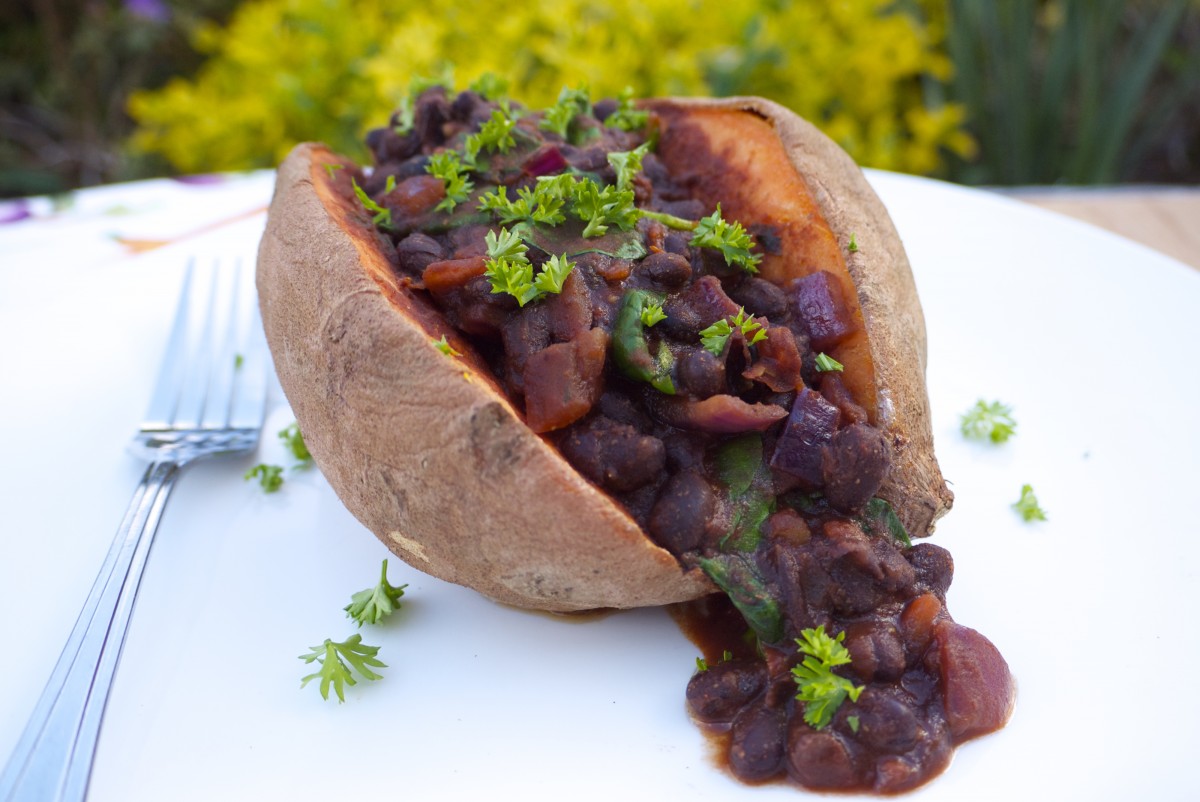 Sweet Potato and Black Bean Chilli