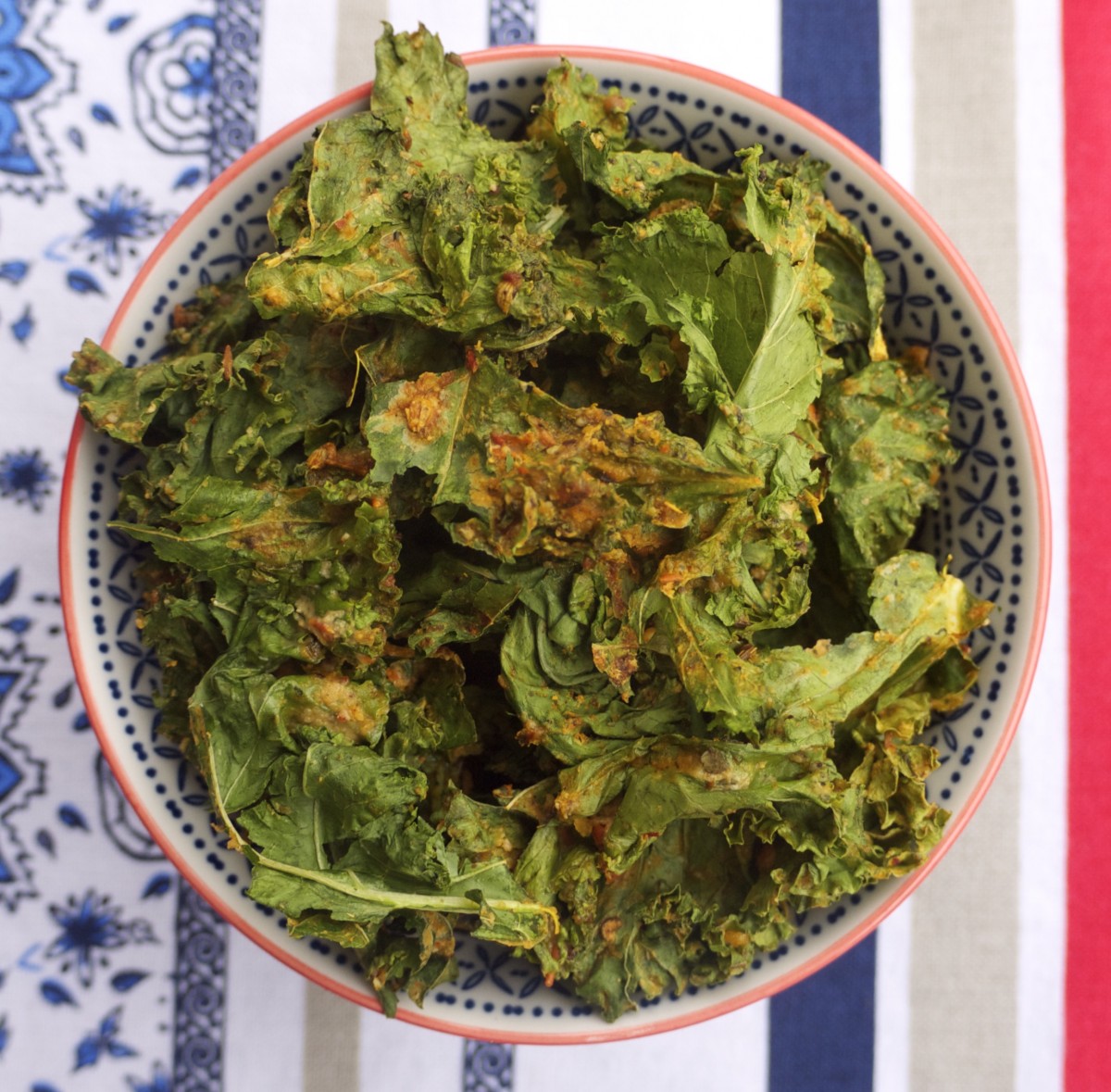 Curry Kale Crisps