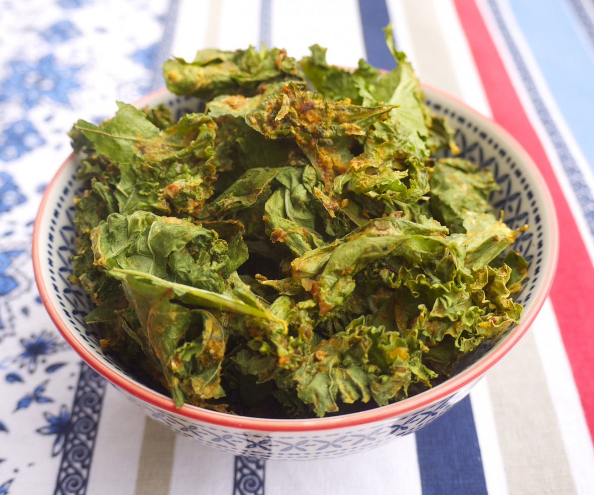 Curry Kale Crisps