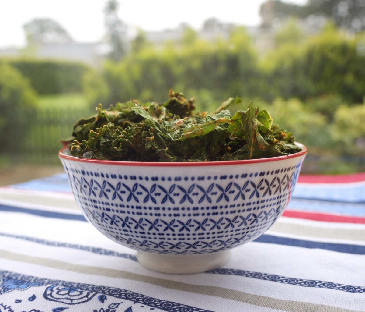 Curry Kale Crisps