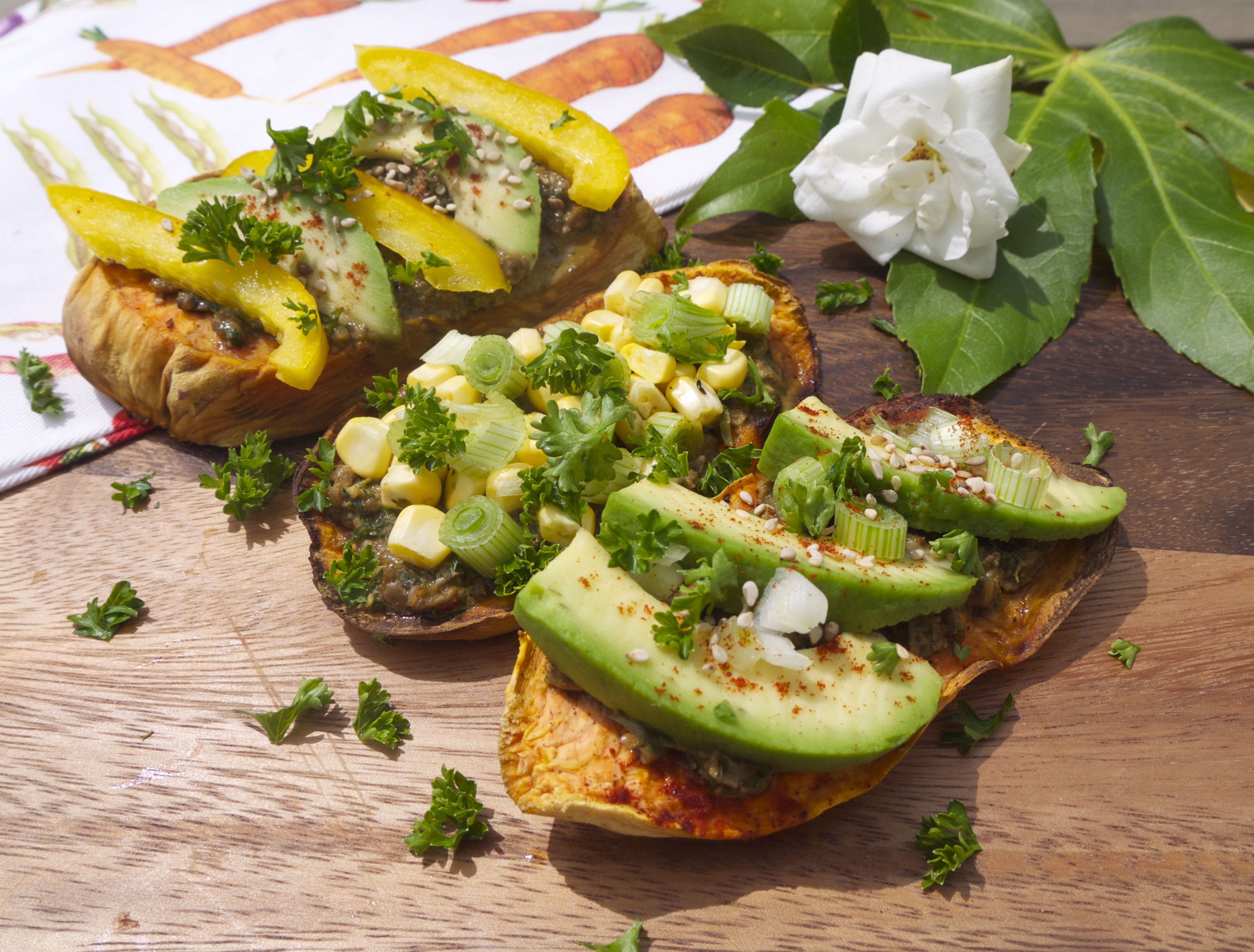 Sweet Potato Pesto Bruschetta Rosanna Davison Nutrition