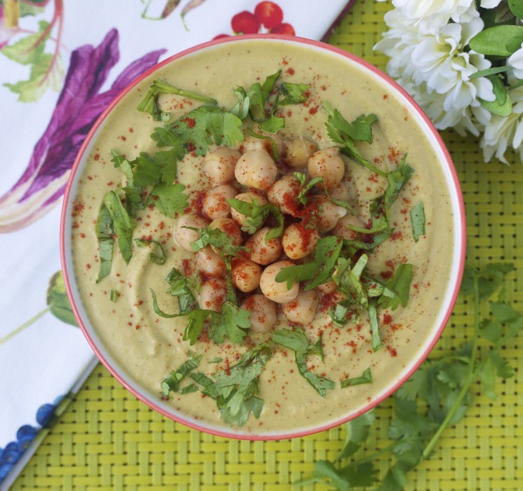 Smoked Coriander Hummus Rosanna Davison Nutrition