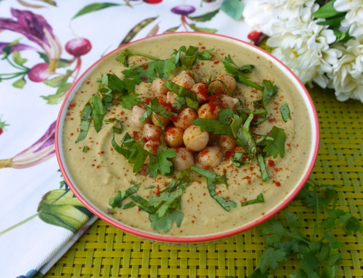 Smoked Coriander Hummus Rosanna Davison Nutrition