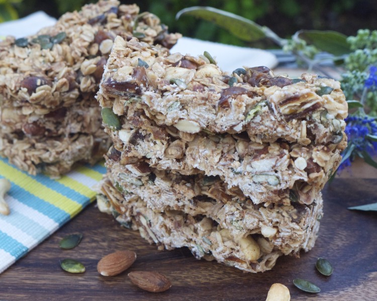 Toasted Cashew and Coconut Granola Bars Rosanna Davison Nutrition