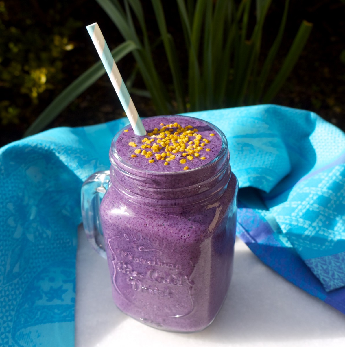Frozen Blueberry Protein Shake Rosanna Davison Nutrition