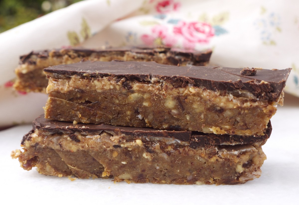 Chocolate Peanut Butter Bars Rosanna Davison Nutrition