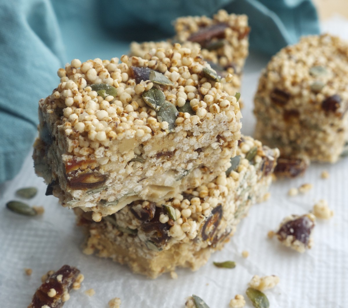 Crispy Quinoa Pop Bars Rosanna Davison Nutrition