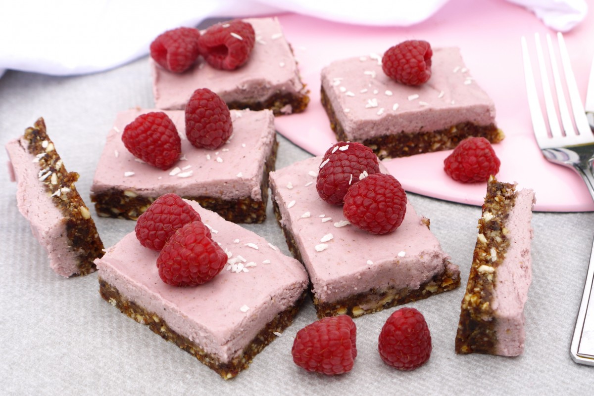 Raspberry Cream Slices - Rosanna Davison Nutrition
