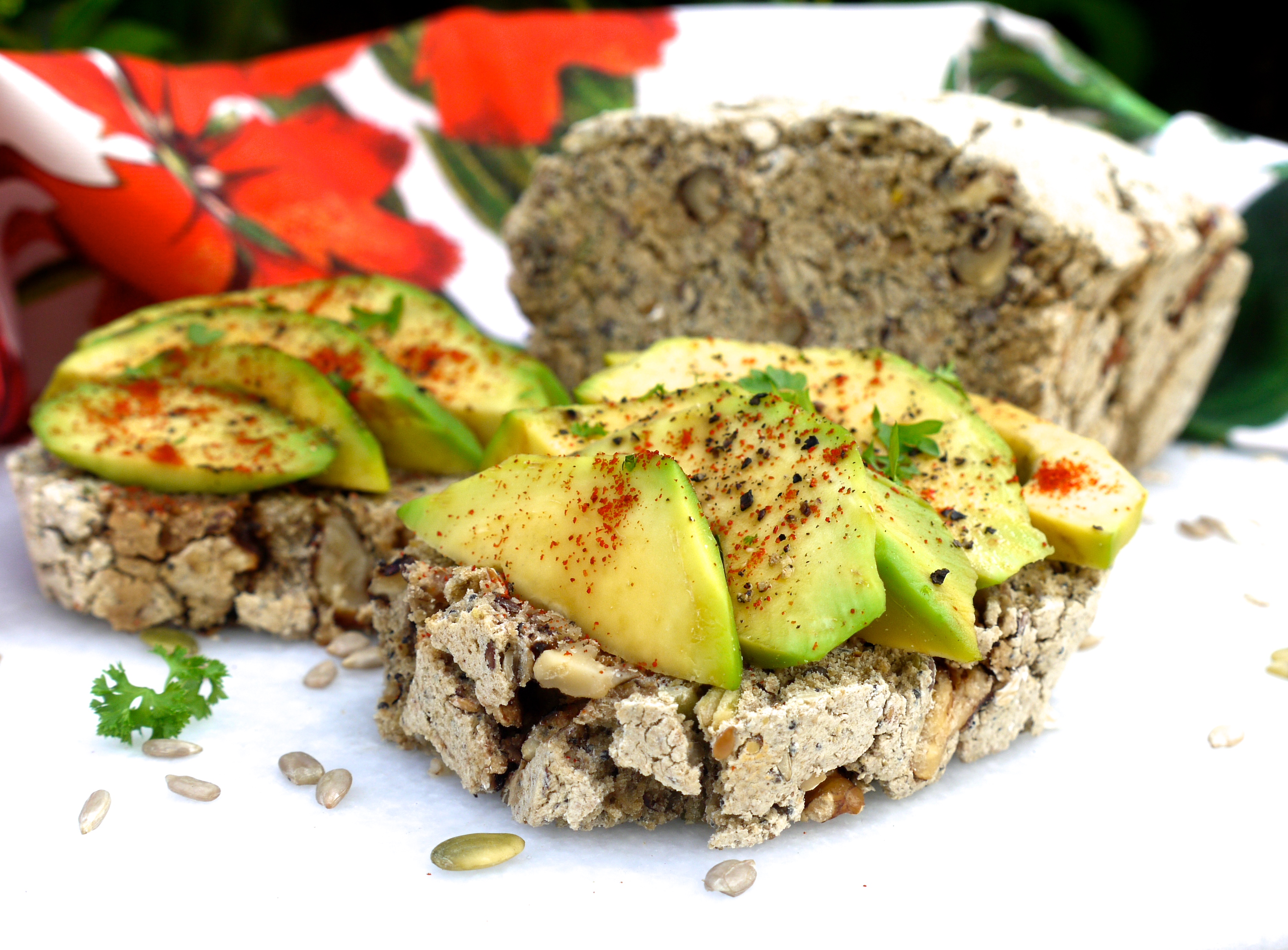 Avocado on Omega3 Oat and Walnut Bread Rosanna Davison Nutrition