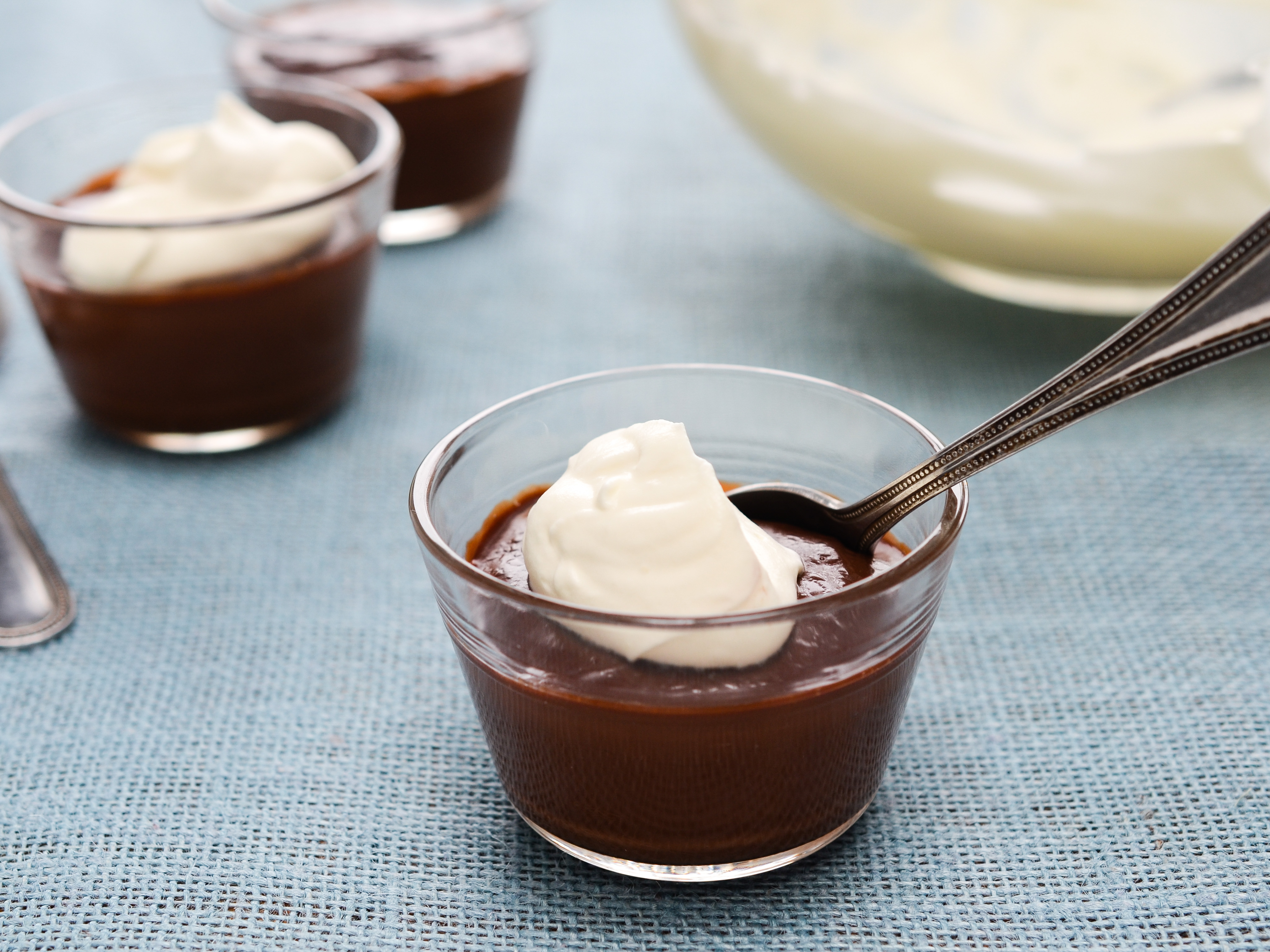 Virginia Willis' Smooth and Creamy Chocolate Pudding for FoodNetwork.com