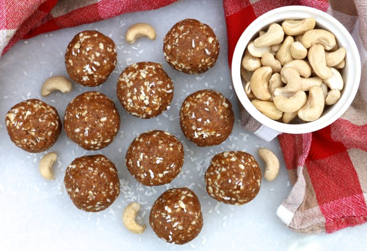 Cashew and Ginger Protein Balls Rosanna Davison Nutrition