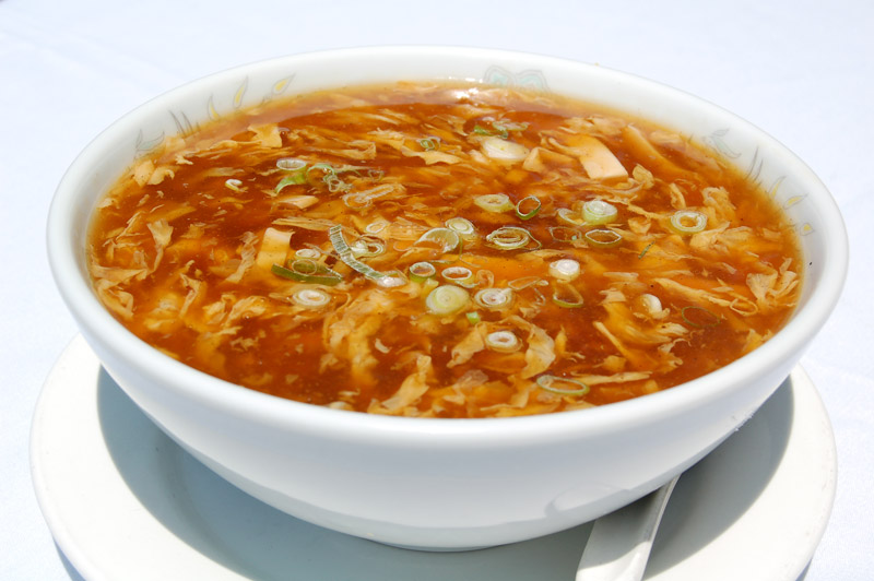 veg sweet and sour soup