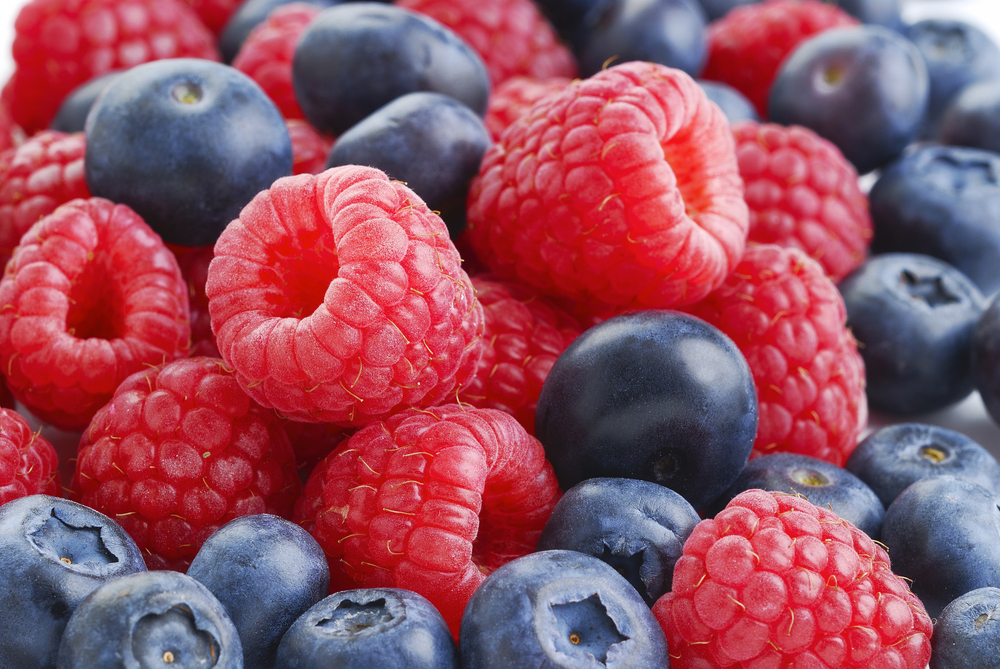 RaspberriesBlueberries